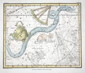 The Constellations (Plate XXVI) Hydra, Sextan